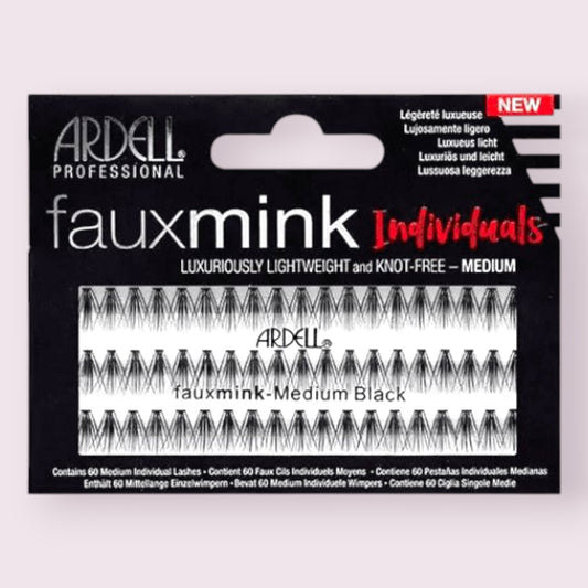 Ardell - Faux Mink Individual Medium Black