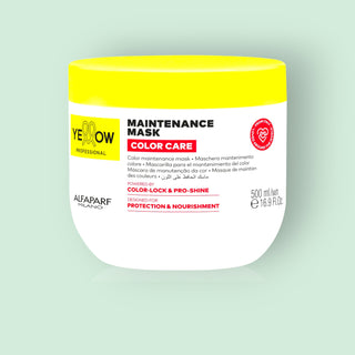 Yellow Color Care Maintenance Mask